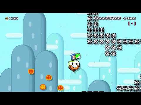 Plataformer in the Snow. by FGONEY_ssj 🍄 Super Mario Maker 2 ✹Switch✹ #bhw