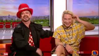 Marilyn and Boy George on BBC Breakfast