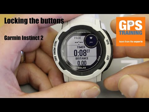 Using a Garmin Instinct - How to lock the buttons/ keys
