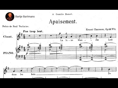 Ernest Chausson - 4 Mélodies, Op. 13 (1887)
