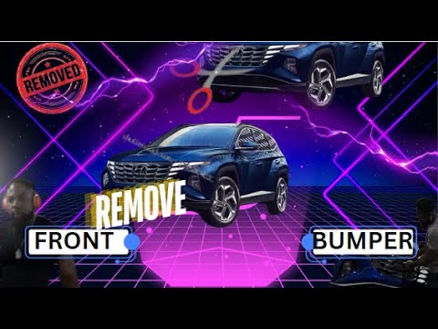 DIY 2022 Hyundai Tucson how to take the front bumper and headlight off
