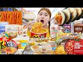 Korean Convenience Store Food Mukbang 하이유의 열라면 튀김 우동 편의점 음식 먹방!  컵라면 김밥 