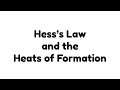 Hess’s Law and the Heats of Formation | Direct Method and Indirect Method