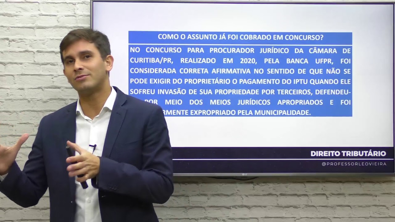 Direito Tributário - Impostos Municipais: IPTU