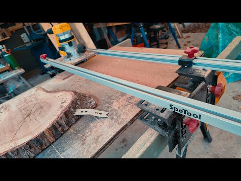 SpeTool Cratos S01001 Router Sled - Wood Slab Flattening Mill - assembly and demo