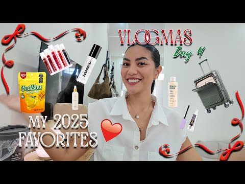 MY 2025 FAVORITES (BEAUTY, SKINCARE, FOOD, HAIRCARE, ETC.) | VLOGMAS 2025 DAY 4 (DECEMBER 2025)