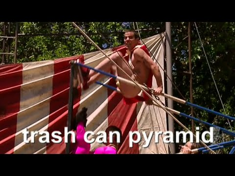Jackass Number Two (2006) - Trash Can Pyramid (Deleted Scene)