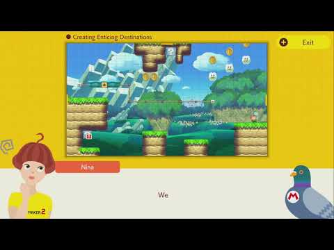 13 Creating Enticing Destinations ~Intermediate Maker Lessons-Yamamura's Dojo - Super Mario Maker 2