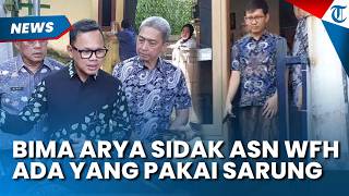 Wamendagri Bima Arya Sidak ASN WFH di Bogor, Temukan Pegawai Sedang Kerja Pakai Sarung