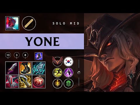 Yone Mid vs Twisted Fate - KR Grandmaster Patch 26.01