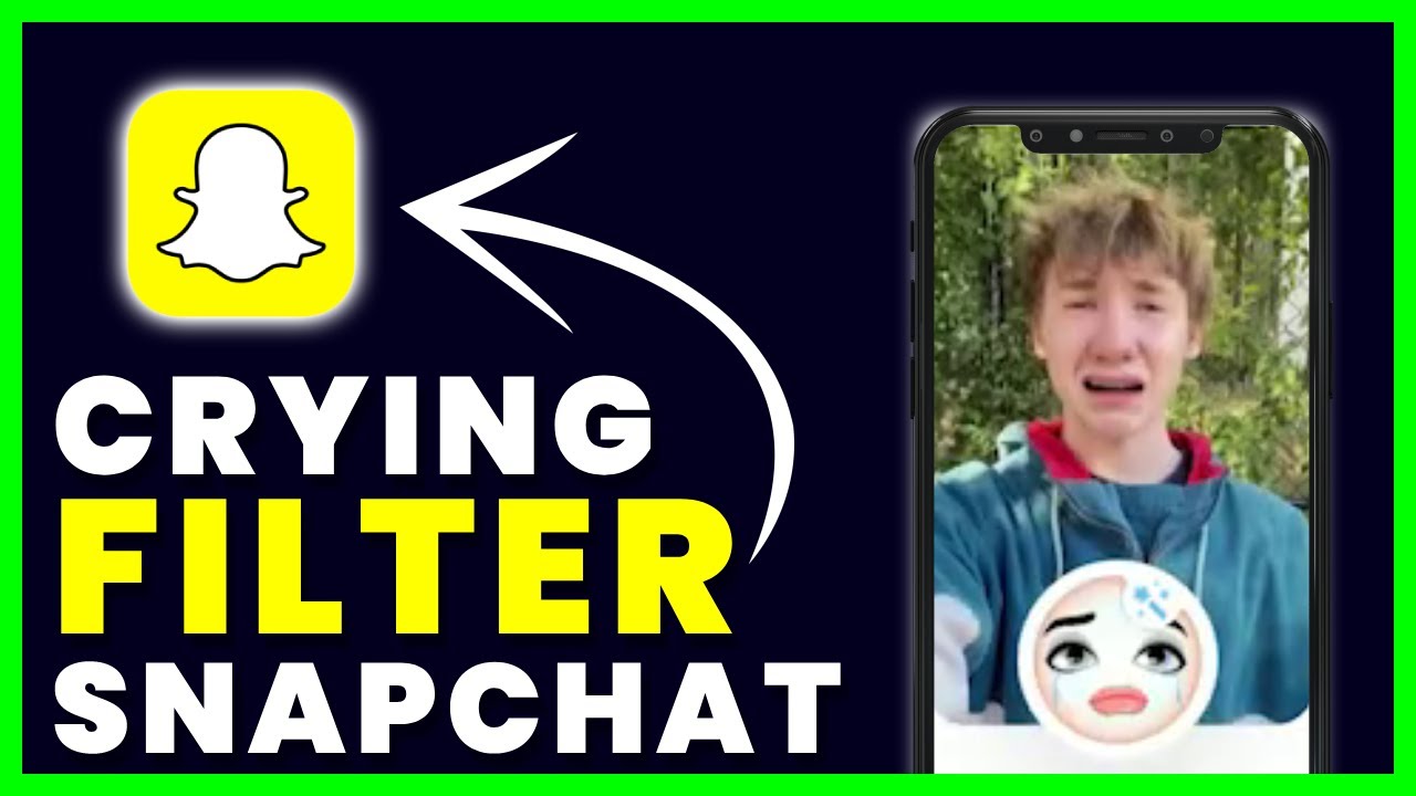 CRYING FILTER SNAPCHAT TUTORIAL: How to Get Snapchat Crying Filter