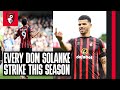 The 🏹 is on 🔥 | All of Dominic Solanke's goals so far this season
