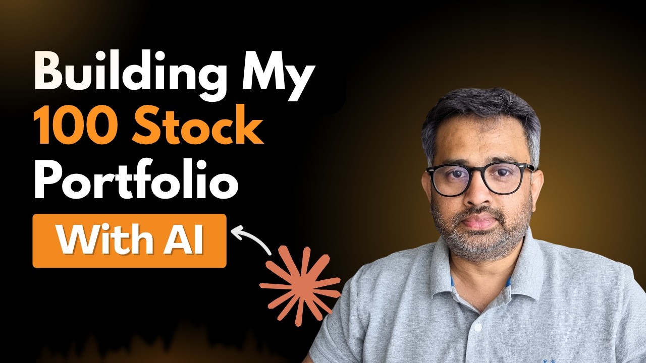 How I am Buliding 100 Stock Portfolio with AI