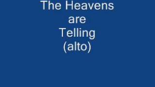 The Heavens Are Telling   alto