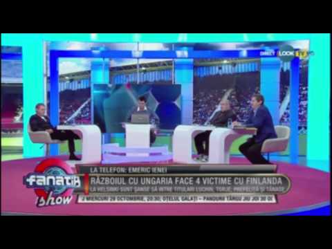 Emeric Ienei la FANATIK SHOW 13 10 2014 part2