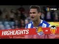 Highlights Real Sociedad vs Valencia CF (3-2)