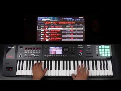 Roland FA-06/08 - Studio Set Set Up for Live play