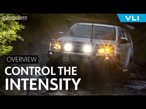 ADJUST YOUR LIGHT ON DEMAND  - Night Hawk Variable Light Intensity LED Driving Light Overview