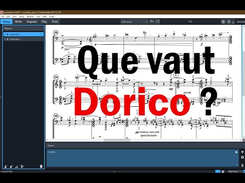 Que vaut Dorico, le logiciel de notation musicale ? La réponse sous forme de Visite Guidée !