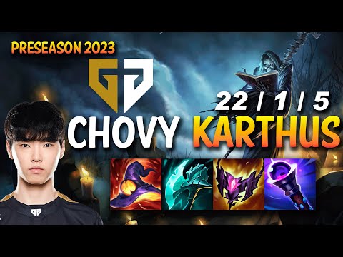 Gen Chovy KARTHUS vs HECARIM Jungle - KR Ranked
