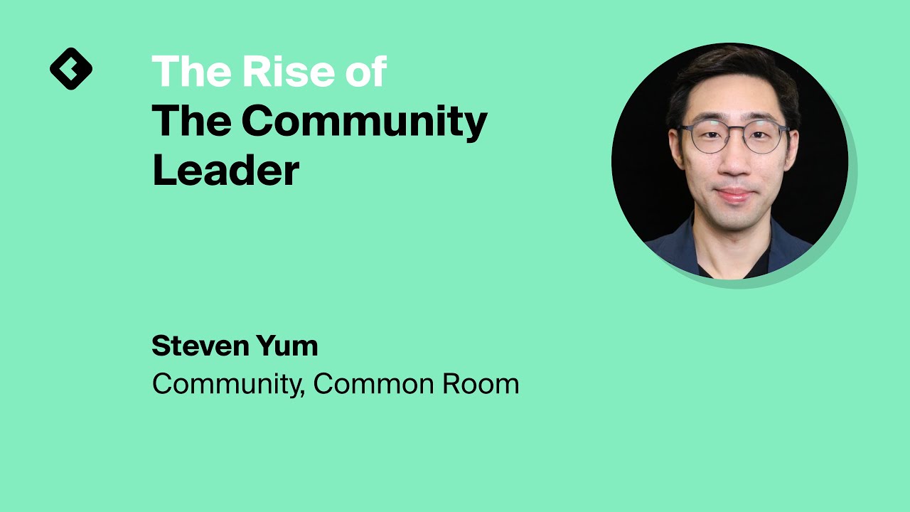 How I Got My Start in Community - Steven Yum