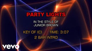 Junior Brown - Party Lights (Karaoke)