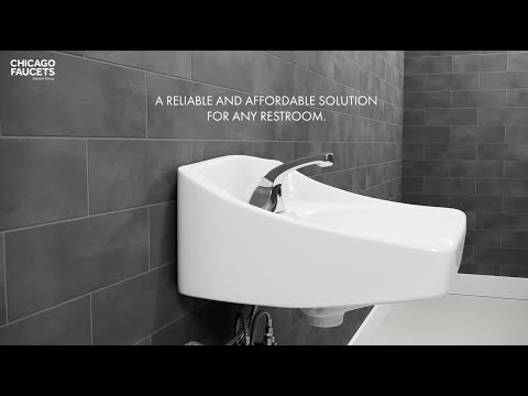 Introducing Chicago Faucets EVR Series Touchless Restroom Faucets