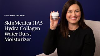 SkinMedica HA5 Hydra Collagen Water Burst Moisturizer Unboxing