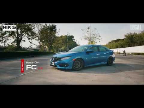 HKS LEGAL MUFFLER HONDA CIVIC FC 1.8