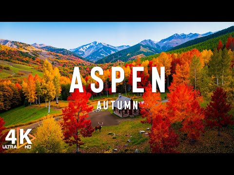 Beautiful Autumn in Aspen, Colorado 4K UHD 🍂 Vibrant Foliage, Majestic Peaks & Tranquil Alpine Views