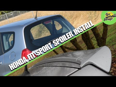 GD3 Honda Fit sport spoiler install on a base model