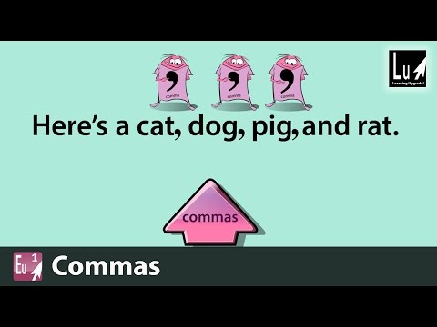 Commas Song – Learn Grammar – Learning Upgrade App