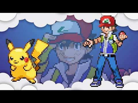 Pokémon Anime - Kanto Trainer Battle II Recreation (Black and White Style)