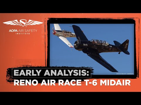 Early Analysis: Reno Air Races T-6 Midair September 17, 2023