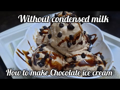 How to make chocolate ice cream