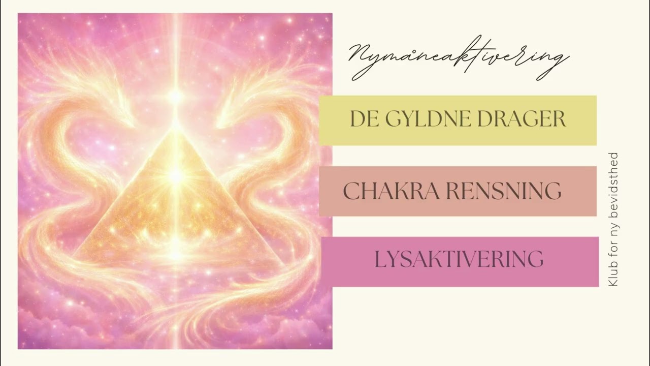 Chakrarensning med de gyldne drager - Nymåneaktivering