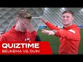 Sam showt zangkunsten in quiz met Jelle | Quiz Beukema vs. Duin