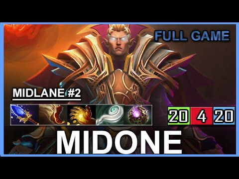MidOne Invoker Ranked Full Game