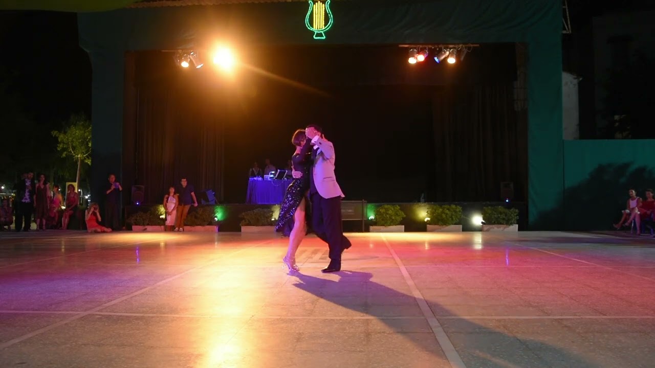 Tango. Gustavo Rosas. SHOW D'Arienzo con Gisela Natoli en Sitges Tango Festival.Julio 2017.ESPAÑA.
