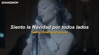 Ariana Grande - Santa Tell Me (live version) || español + lyrics