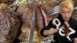 - 【いきなりステーキ】総重量4kgの3万越えの肉塊を大食いしたら幸せすぎたww