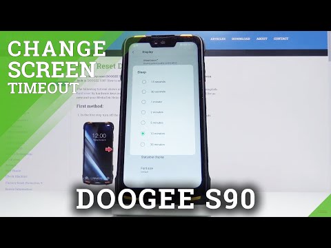 How to Set Up Screen Timeout on Doogee S90 – Screen On / Off Settings