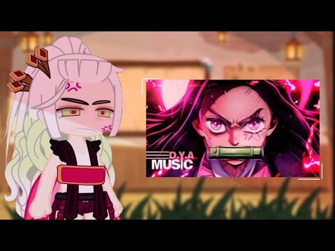 Luas Superiores + Muzan react rap Nezuko amanhecer |D.Y.A| •Demon Slayer•