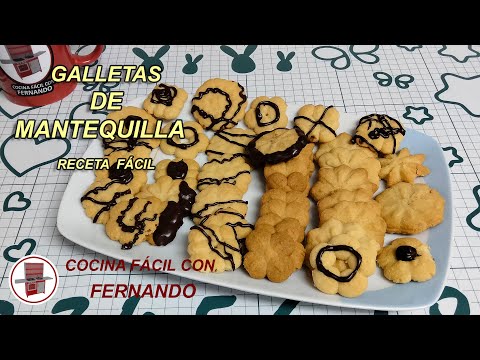 GALLETAS DE MANTEQUILLA, MUY FACILES