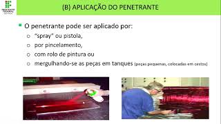 ENSAIO POR LÍQUIDOS PENETRANTES (parte 2)