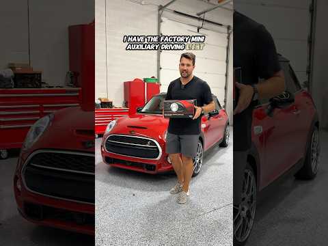 Installing Driving Lights in My Mini Cooper S