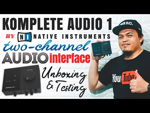 Komplete Audio 1 by Native Instruments :: 2-Channel Audio Interface | Unboxing & Testing (Tagalog)