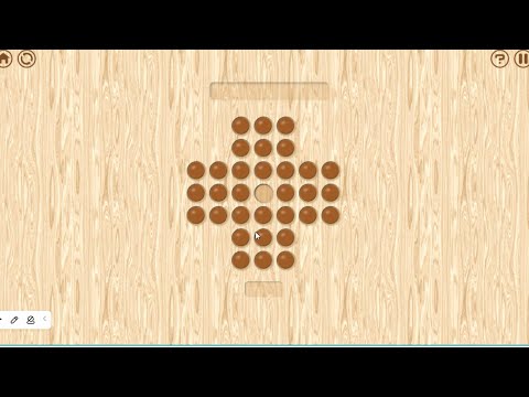 Resta Um Peg Solitaire / Online Free Games / IF Edutainment