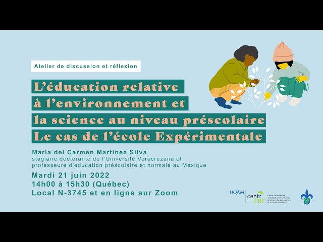 Atelier de discussion: «L’éducation relative à l’environnement et la science au niveau préscolaire»