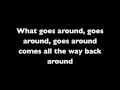 Justin Timberlake - what goes around comes around (lyrics on screen)